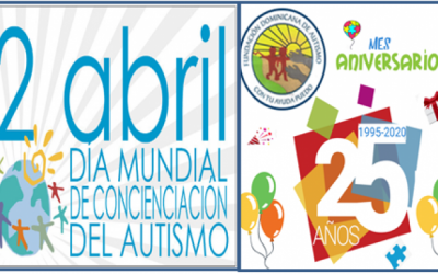 Celebraci&oacute;n del mes del autismo y el 25vo Aniversario de la fundaci&oacute;n dominicana de autismo. 