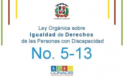 Ley No. 5-13 sobre Discapacidad en la Rep&uacute;blica Dominicana
