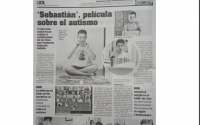 Sebasti&aacute;n "pel&iacute;cula sobre autismo"